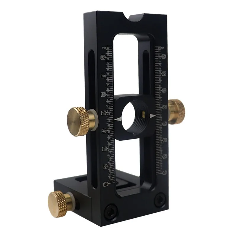 Suitable for woodworking 2-in-1 punching positioner, cross oblique flat head screw drilling, installation tools