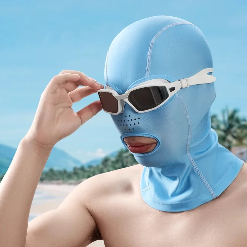 Surfing sunscreen face diving headgear men and women outdoor neck protection sunshade swimming mask breathable UV protection