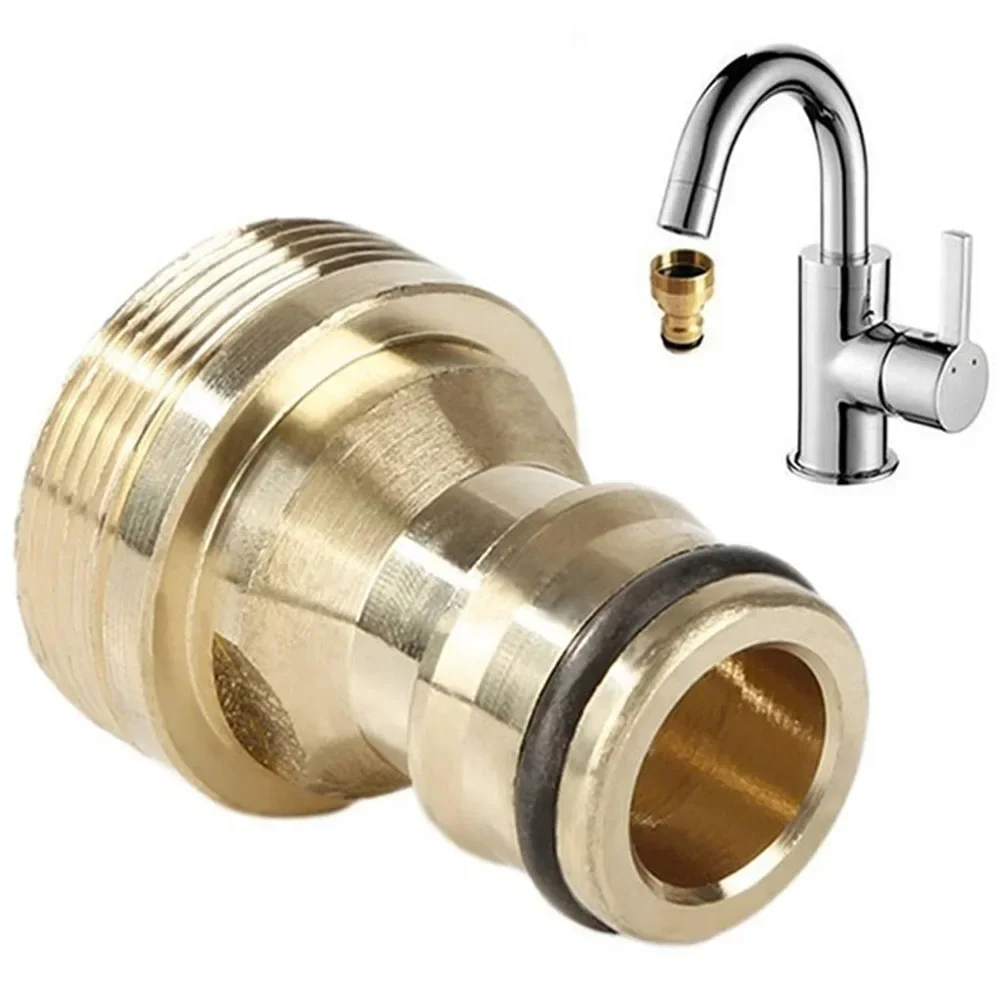 Basin Connector Brass Water Pipe Adapter Basin Fitting for Kitchen Faucet Thread Connector Convenient Installation