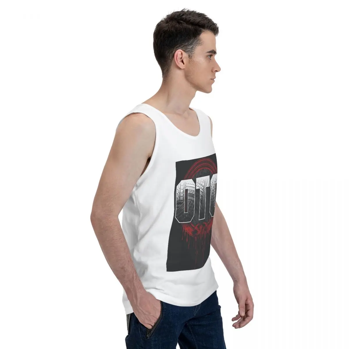 Wrestler Roman Reigns Wrestling 100% Cotton Men's Sweatshirt Vest Sleeveless Clothing Tees Men Tank Tops T-shirt