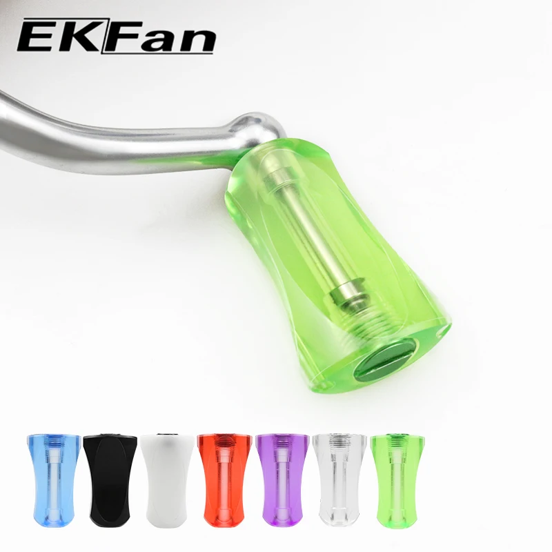 EKFan 1 Stück Ultraleichter MINI Angelrollenknopf aus Acryl für A/S/D mit 7*4*2,5mm Lager, DIY-Teile für Spinn- und Baitcasting-Angelrollen – Detail 9