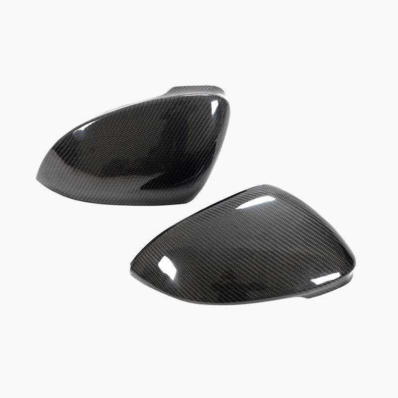 

Car Rearview Mirror Covers for VW Golf 8 MK8 R GTI R-Line 2020UP Replacement Mirror Caps Shell With Side Assit Real Carbon Fiber