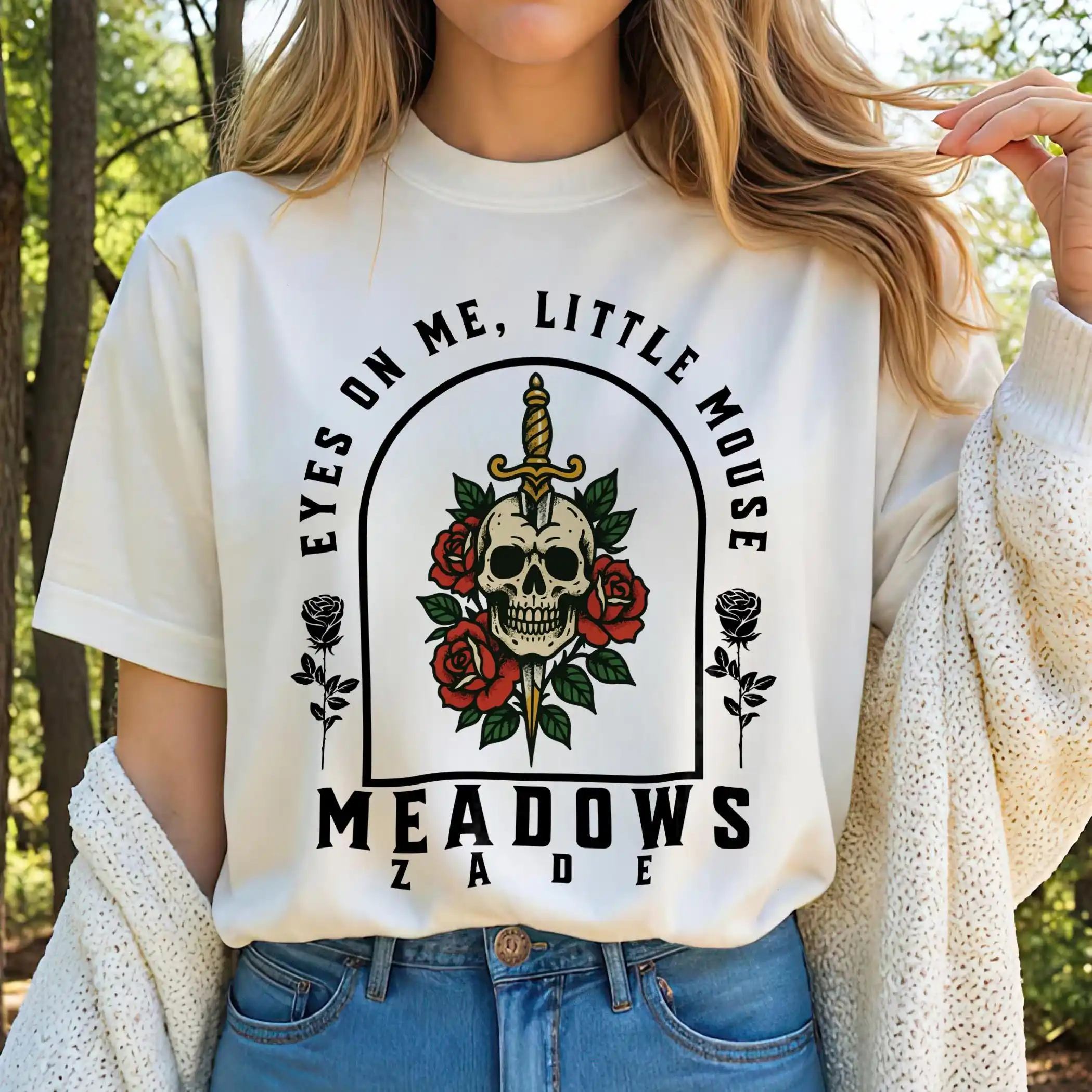 Zade Meadows Smut Shirt, Haunting Adeline Tee, Spicy Book Lover Gift, Dark Romance Bookish Merch, Run Little Mouse