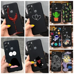 For Infinix Hot 12i Case X665B, X665 Silicone Back Cover Phone Case For Infinix Hot12i Soft Cover on Hot 12 i Funda Cartoon Capa
