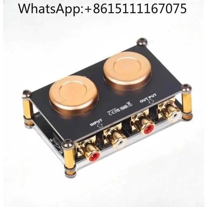 Passive Audio Signal Boost Amplifier, Audio Isolator Preamp Module for Timbre & Sound Quality Upgrade