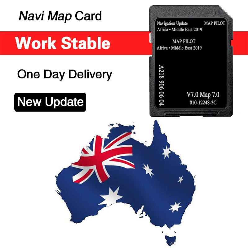 Sat Nav 2020 Version 8 Garmin Navigation SD GPS-Karte Karte Australien Neuseeland für Mercedes A B C E-Klasse CLA CLS GLA GLC GLE Auto