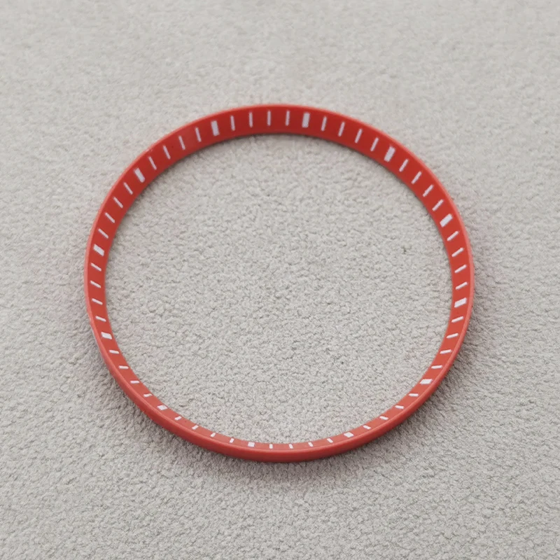 30,5 mm x 27,3 mm Uhrenkapitelring passend für SKX007 SRPD SKX009 Uhrengehäuse Kunststoff-Innenring NH35 NH36 Uhrengehäuse Ersatzteile ersetzen