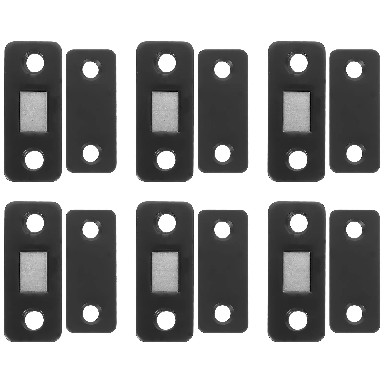 

12Pcs Magnetic Door Catches for Cabinets Cupboards Closets Furniture Doors Strong Hold Stainless Steel Self Adhesive Mounting
