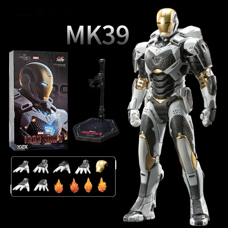 شخصية حركة الرجل الحديدي من Zdtoys & Marvel ، نموذج الرجل العنكبوت الأسود ، Mk39 ، Mk33 ، ألعاب أنيمي ، هدية عيد الميلاد ، متوفرة بالمخزون