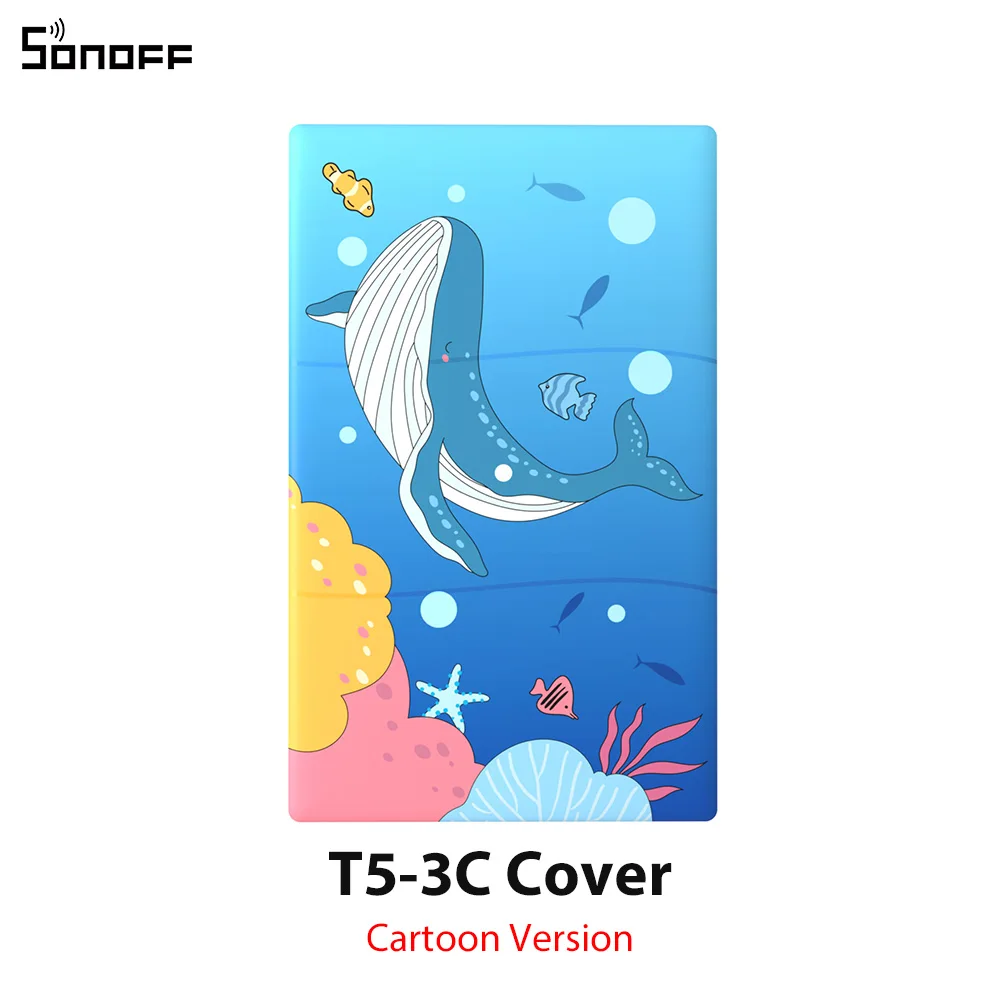 Sonoff Tx Ultieme Wifi Smart Wall Touch Switch T5-120 Cover Eenvoudig Vervangbare Stijlvolle Cartoon Ster Versie Om Uit Te Kiezen