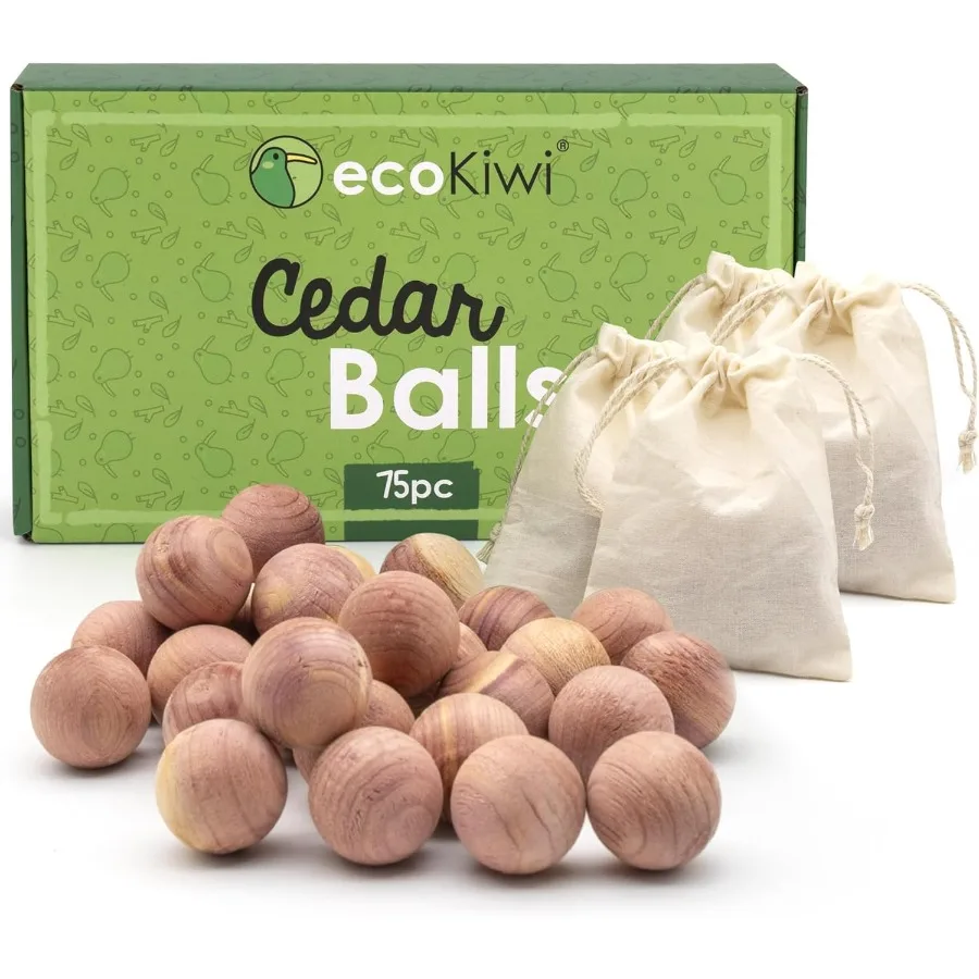 

Кедровые шарики для хранения одежды, 75 упаковок, 100 натуральных красных кедровых блоков для хранения одежды в шкафах и ящиках, ароматический кедр