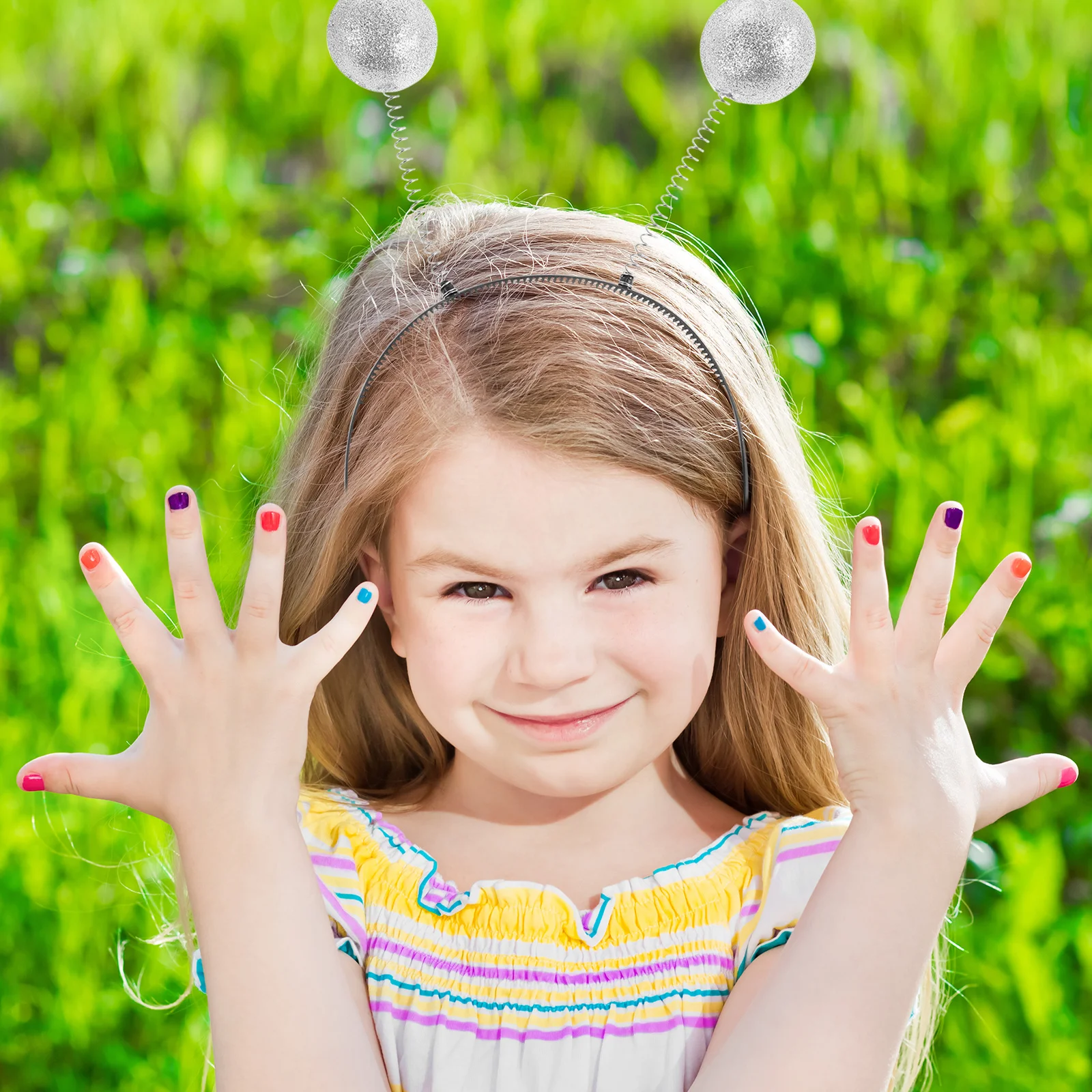 

3Pcs White Foam Ball Hair Hoops Party Hair Accessory for Christmas Celebration Fun Headdress Comfortable Fit Party Headwear