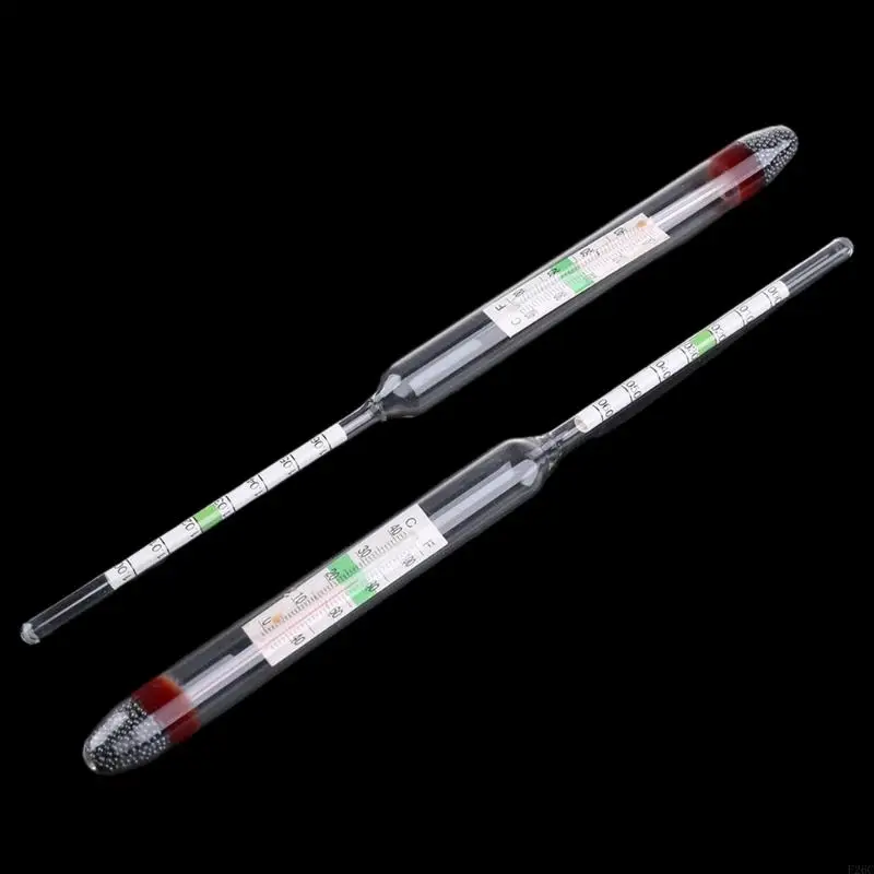 F26C Aquarium Glass Hydrometer Fish for Tank Water Temperature Thermometer for Saltwater Marine Aquariums Range 1.000-1.060