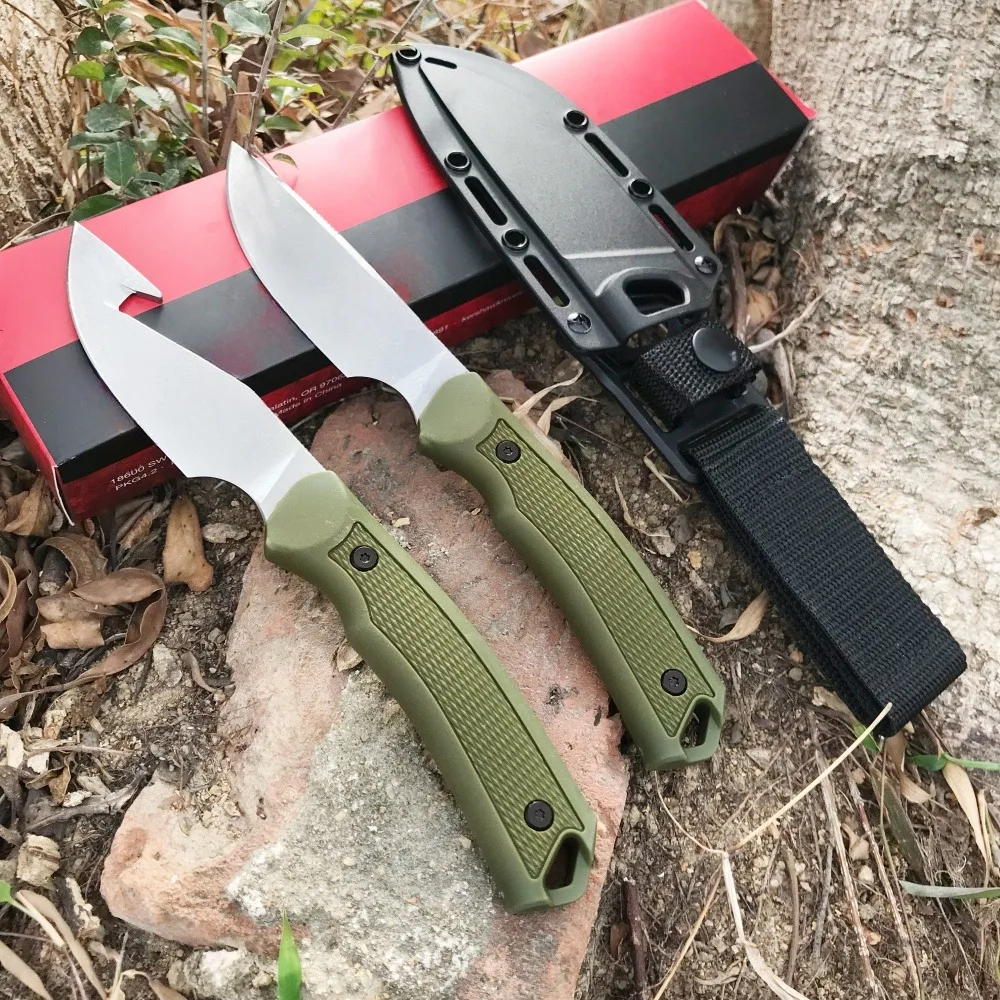 

KS 1883 Портативный нож с фиксированным лезвием D2, лезвие из нейлонового волокна, защитный нож для выживания на открытом воздухе, EDC, инструмент для кемпинга с ножнами