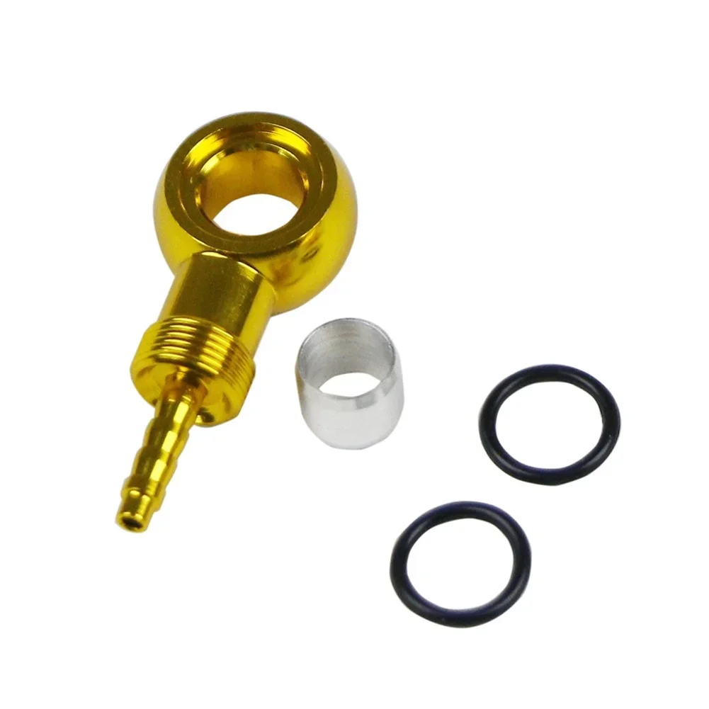 Hydraulic Disc Brake Hose Olive Connector -Banjo Fitting Kit With Aluminum Alloy Build For Bicycle Brake Maintenance