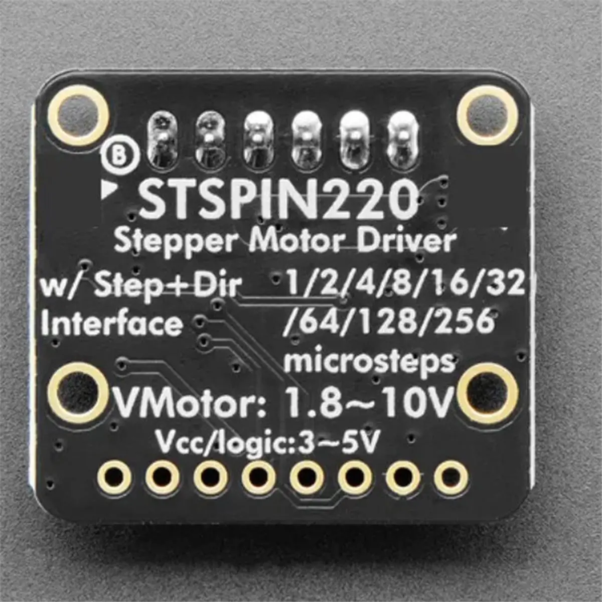 2026 New 6353 STSPIN220 Micro Stepper Motor Driver Module 1/256 Microstepping Up to 1.3A 10V Stepper Motor Driver Breakout Board