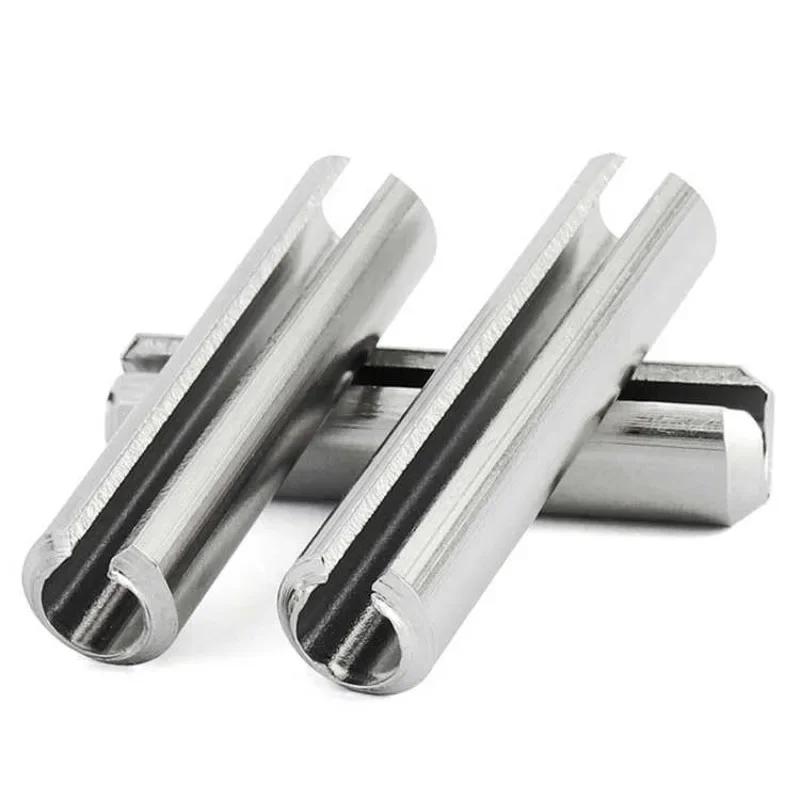 1~50PCS Spring-Type Straight Pins 304 Stainless Steel M1.5 M2 M2.5 M3 M3.5 M4 M5 M6 M8 M10 M12 Cylindrical Hollow Cotter Pin