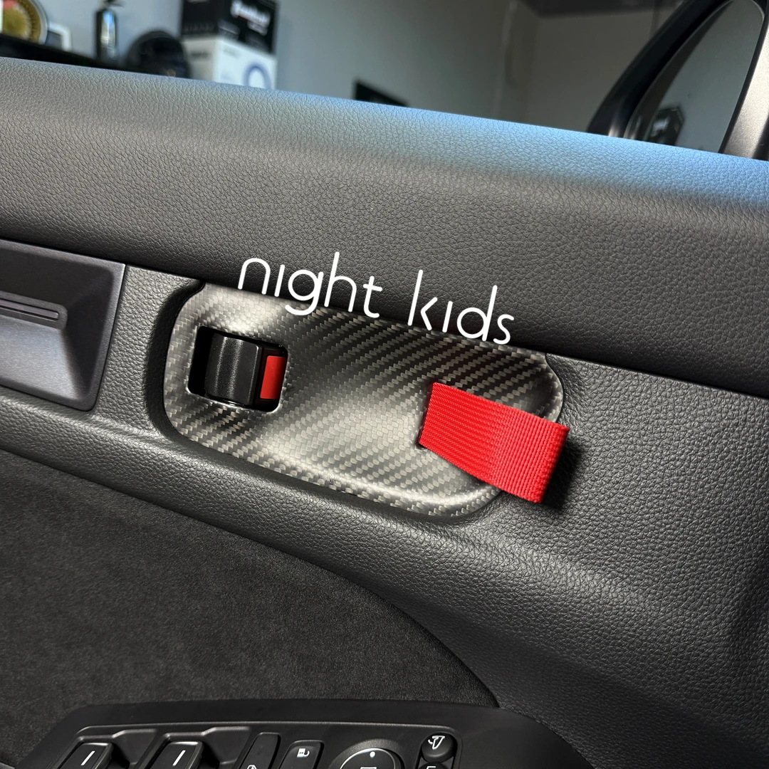 „Night Kids für Honda 11th Generation Civic und Civic TYPE-R FL5 Modifizierte GT4RS Racing Style Griffe, FL5 CarbonFiber Türgriff