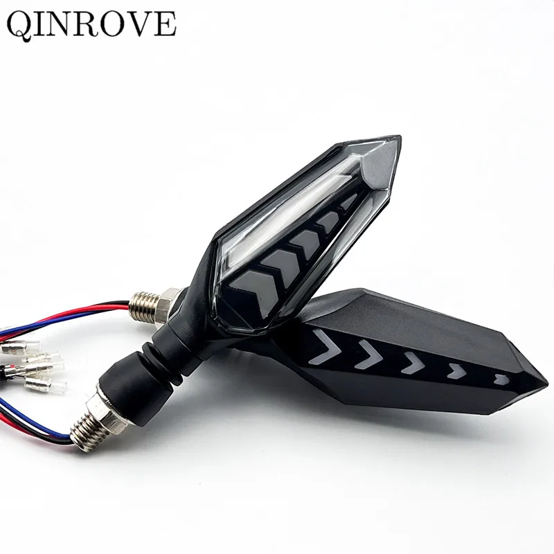 Motorcycle Flasher LED Turn Signals Light Universal 12V Flowing Indicator Lamp For Honda MSX 125 PCX 125 Hornet Zontes VOGE KTM