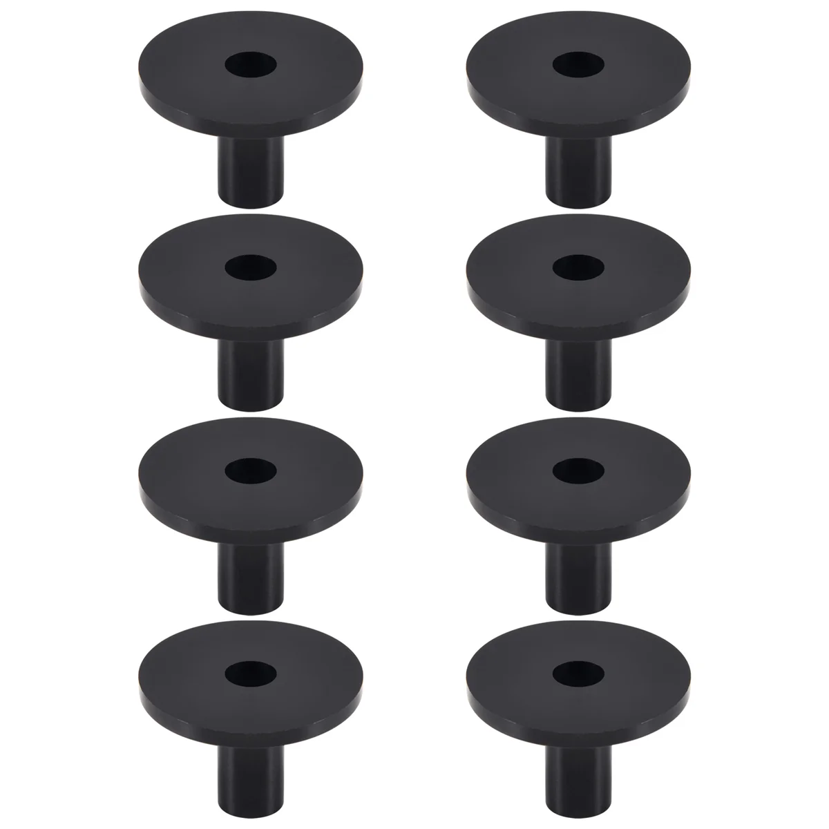 8Pcs Cymbal Sleeves 8PCS 38x26mm Black Drum Cymbal Sleeves Replacement for Shelf Drum Kit