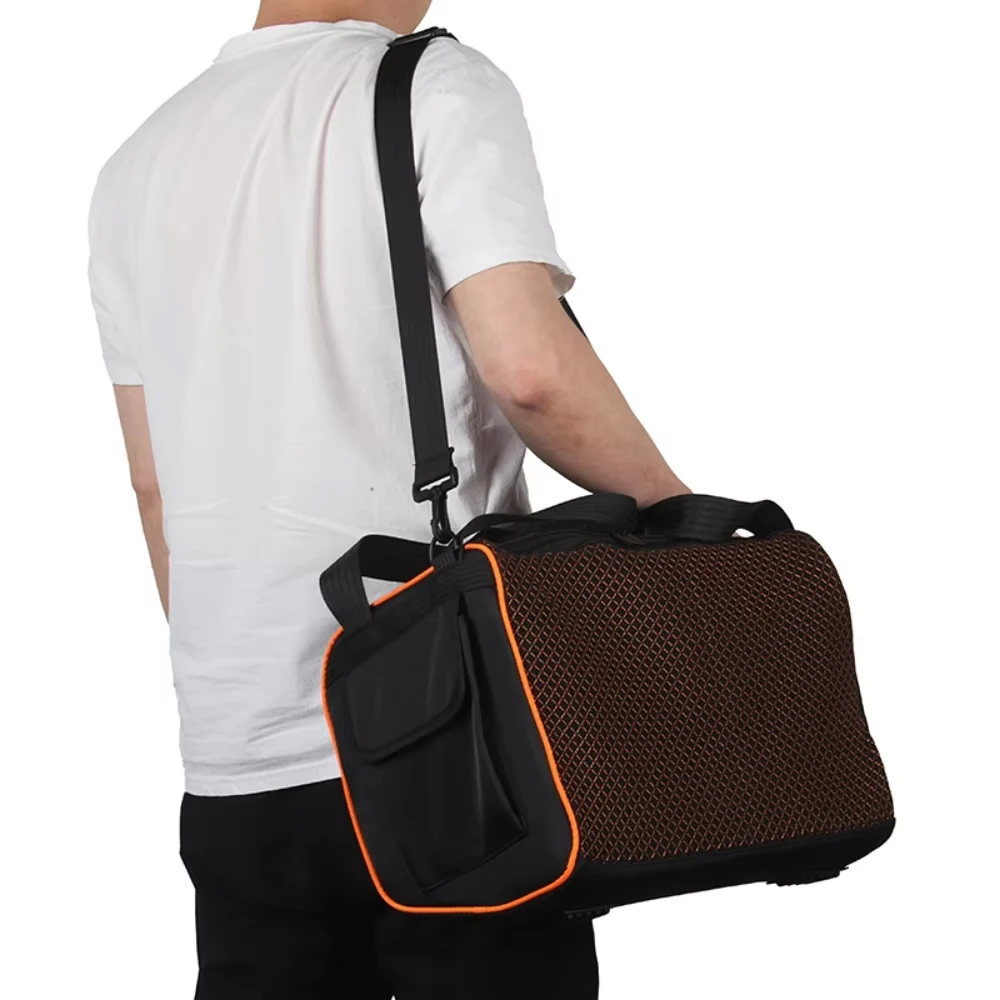Protective Bag for JBL BandBox Trio Speaker, Shockproof Travel Carrying Bag Portable Storage Case with Shoulder Strap 1Pcs Black