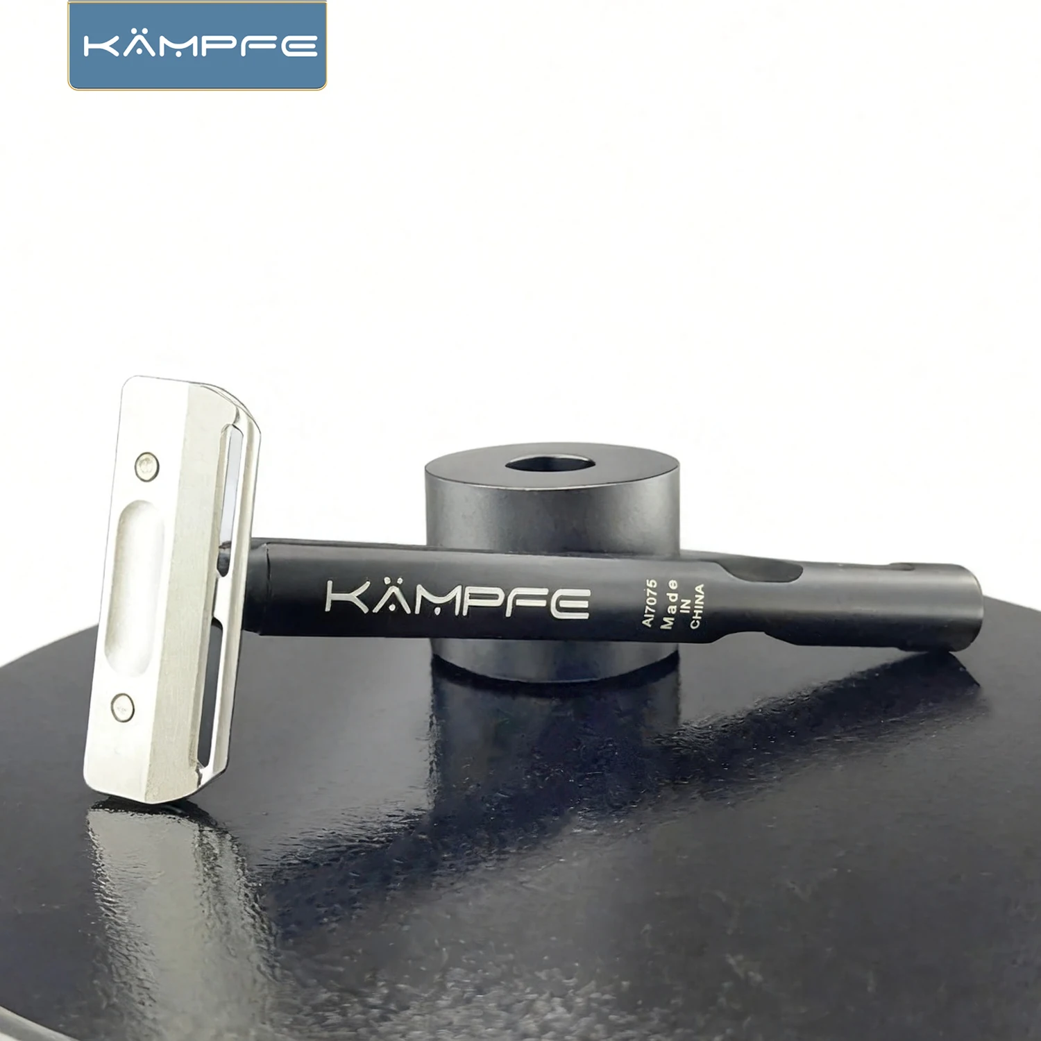 KAMPFE CNC Manual Razor Single edge Aluminum Safety Shaving Razor Mild for Sensitive Skin Father's Day Gift view 5
