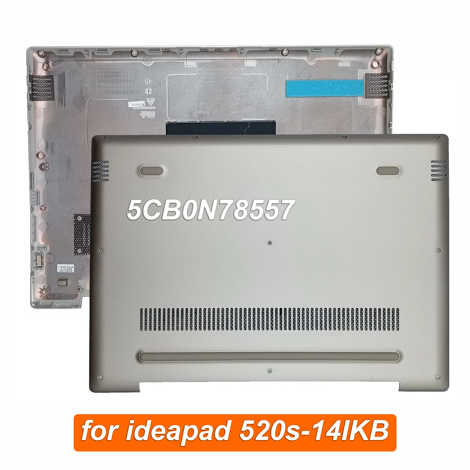 

5CB0N78557 Нижняя крышка ноутбука Нижний корпус Базовый корпус для Lenovo ideapad 520s-14IKB Сменная задняя крышка Корпус