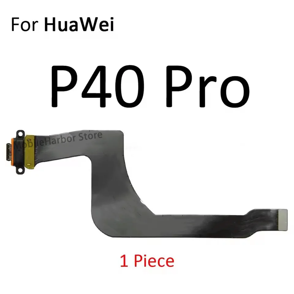 For HuaWei P40 Lite E 5G Plus P40Pro Charger Dock USB Charging Port Plug Board With Microphone Mic Flex Cable