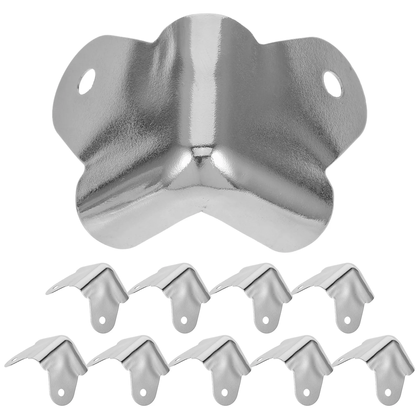 

10Pcs Sturdy Metal Corner Protectors for Luggage Travel Protection Sound Quality Enhancer metal corner protector