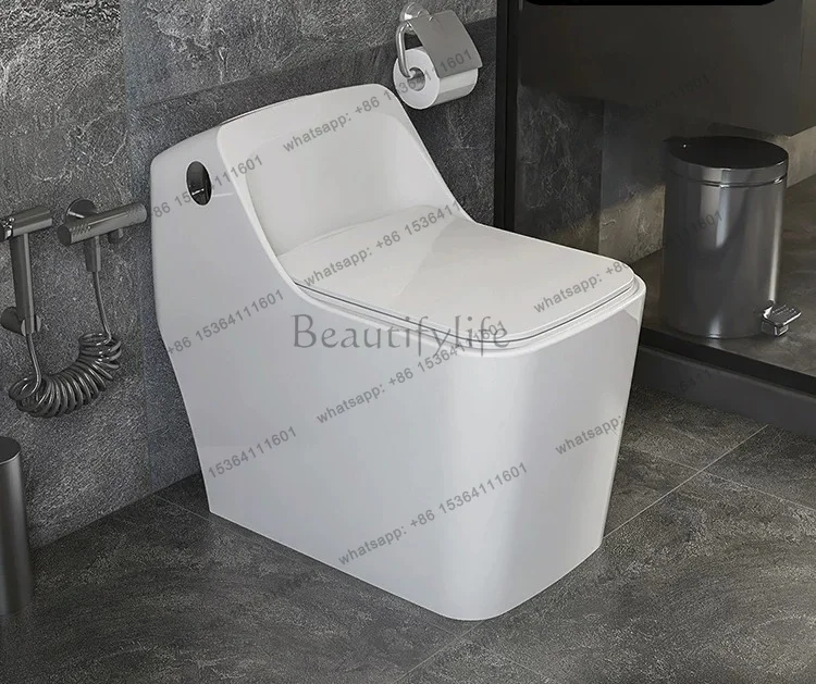 New household toilet creative square jet siphon large suction special toilet