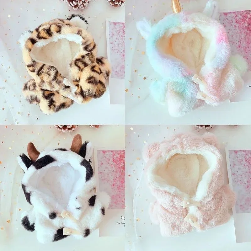 

Cotton Doll 20cm Baby Clothes Rabbit Cow Unicorn Cotton Coat Coat Fur Clothes 20cm Set in Stock