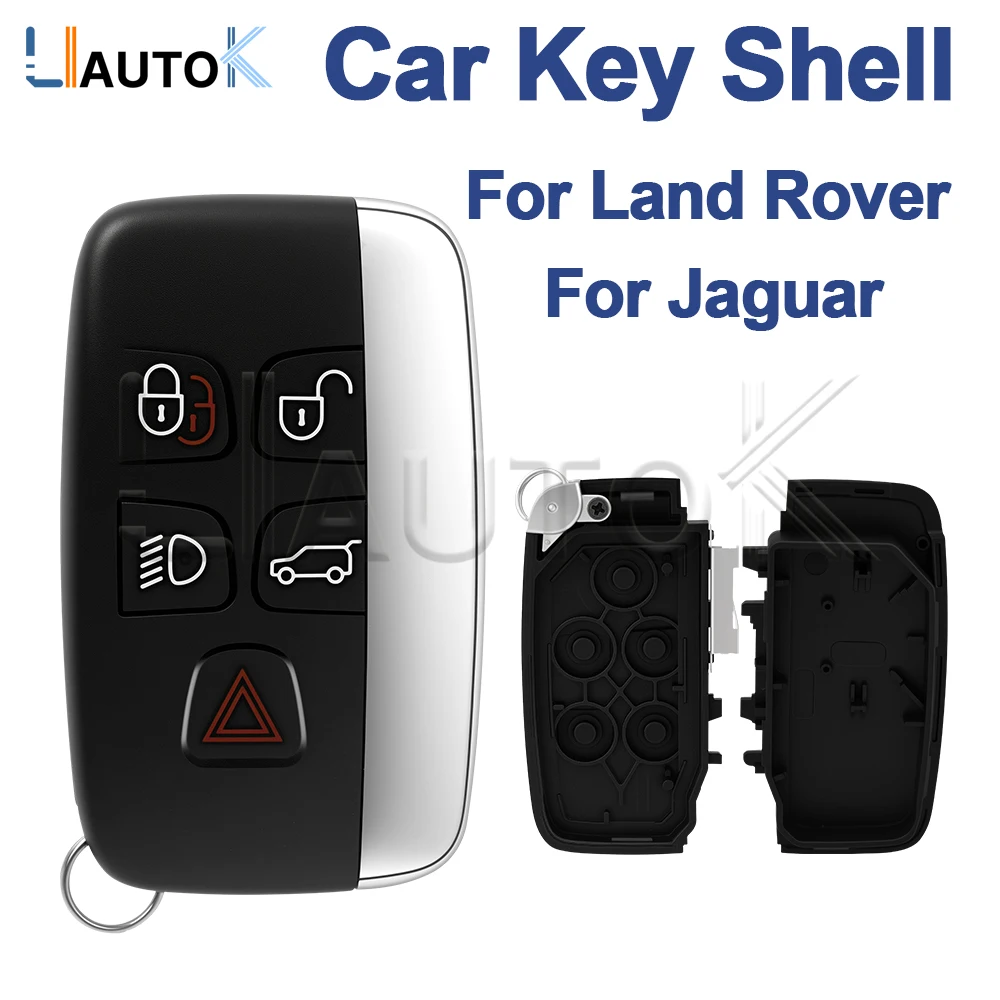 

Remote Car Key Shell For Land Rover LR4 For Range Rover Sport Evoque For Jaguar XJ XJL XF Replacement Smart Key Fob Cover