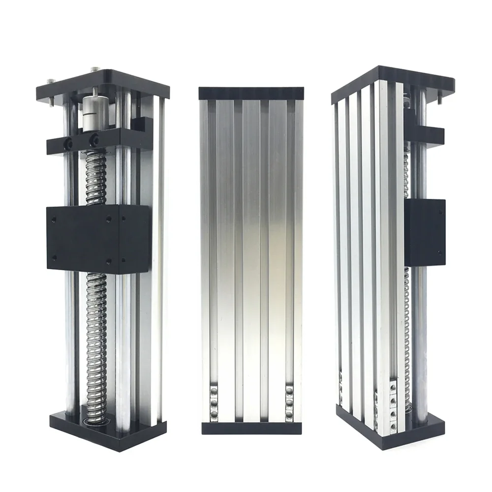 Imagem -03 - Nema 23 Stepper Motor Driver Linear Rail Kit Deslizante Mesa Módulo Parafuso de Esferas Slide Stage Bancada Cnc 50300 mm Curso 1.2-3nm