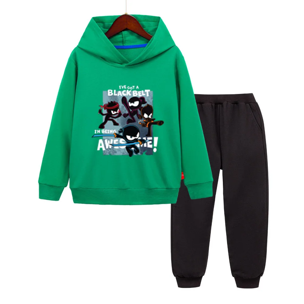 Children Hoodies Ninja Kidz boy girl Cotton Pullover Sweatshirts Tops Spring Autumn Long Sleeve Baby boy clothes Sportswear