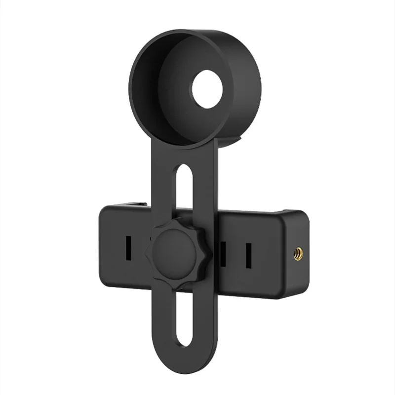 Upgrade Universal Cell Phone Adapter Bracket Clip Mount Soft Rubber Material for Binocular Monocular Spotting Scope Telescope