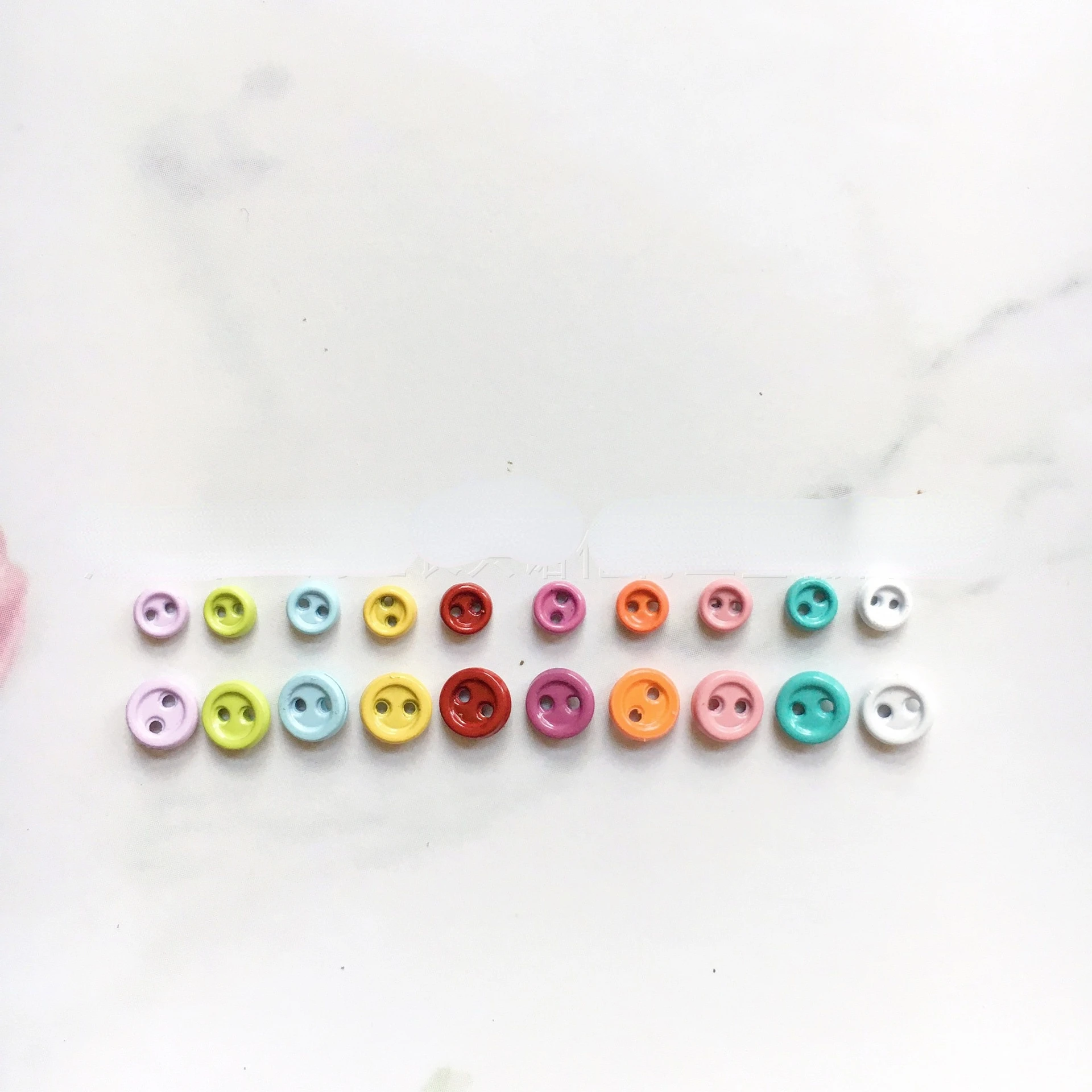 30pcs 3/4/5mm Mini Buttons Ultra-small Metal Buttons Belt Buckle Doll Bags Shoes DIY Doll Button Doll Clothes Accessories