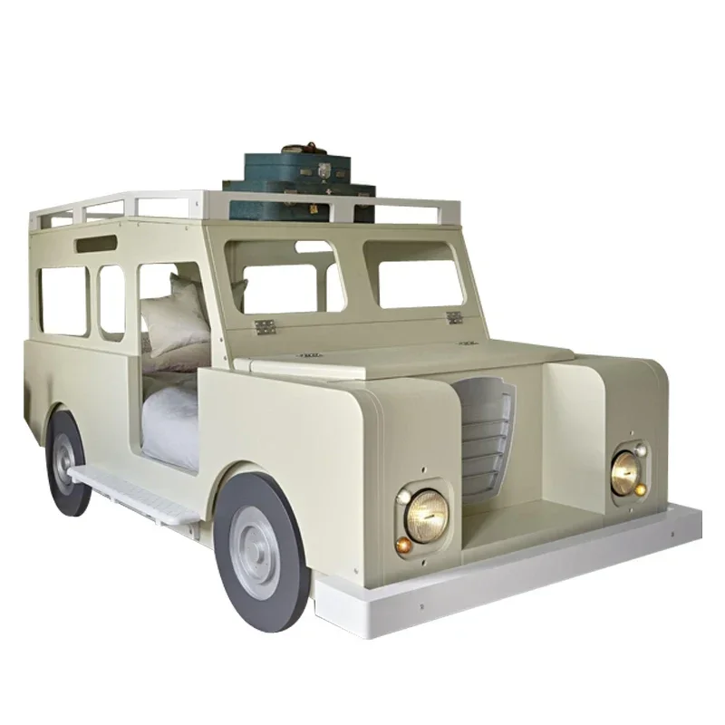 Hot Sales Boy's Car Shaped Bed, Children's Cartoon Master Lathe, Indifferent