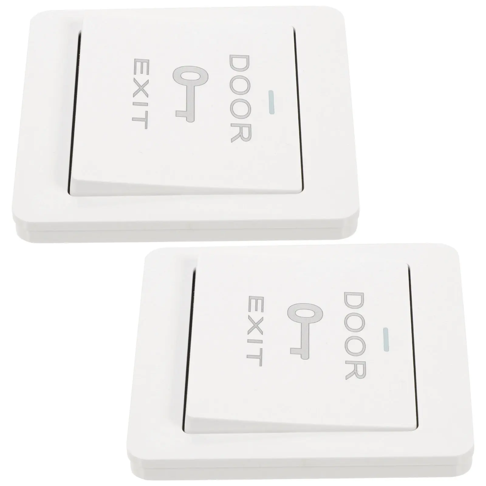 

Комплект из 2 кнопок выхода с нажимным механизмом и накладкой для дверных систем и систем контроля доступа, панель выхода, простая установка, прочный сетчатый кронштейн, ПП