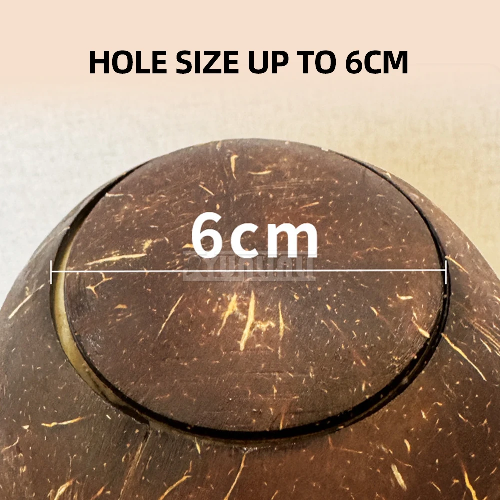 Máquina eléctrica portátil de apertura de coco, herramienta automática de perforación de coco de acero inoxidable