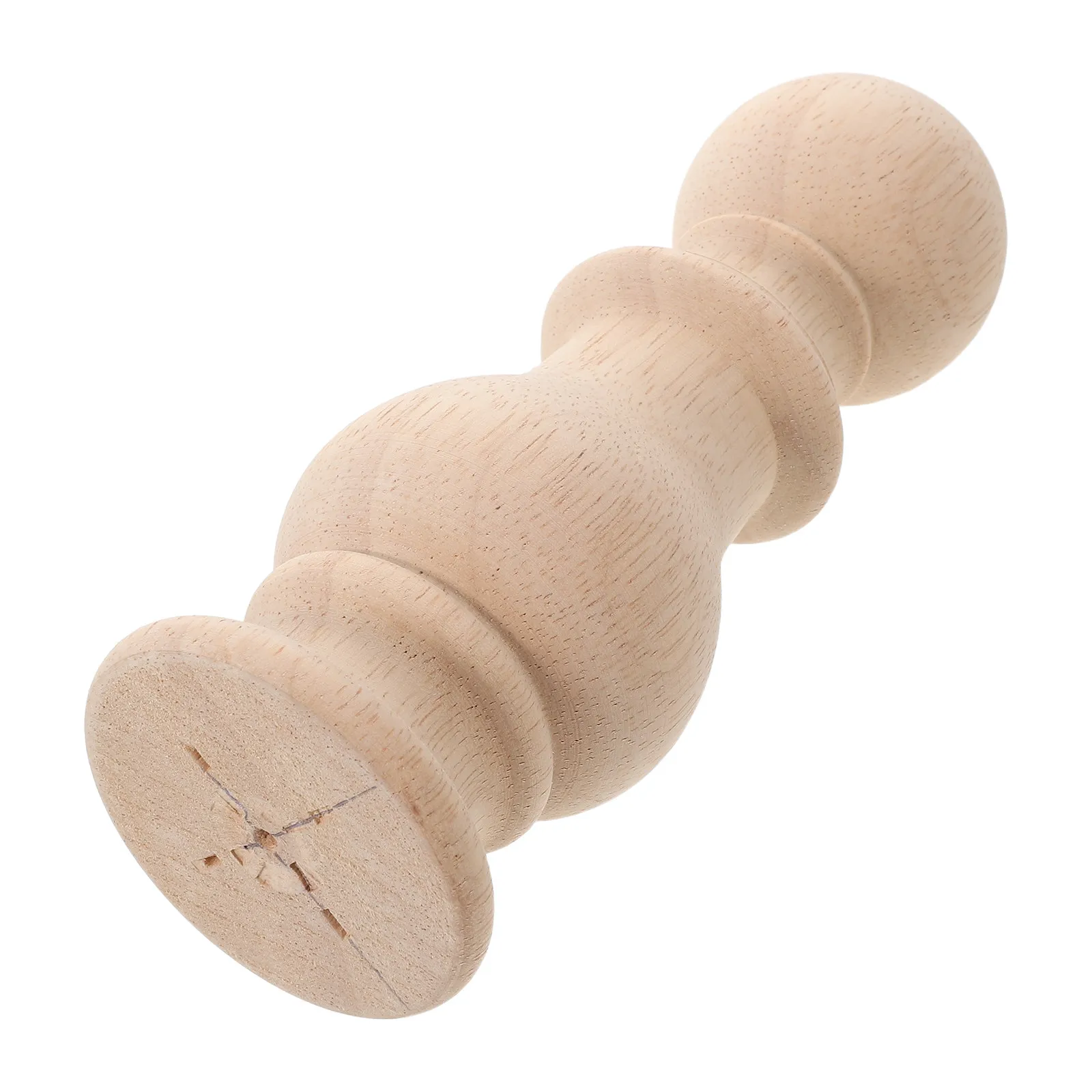 Unfinished Wood Post Finials Victorian Ball Cap Knob Decorative Toppers Porch Deck Staircase Newel Balusters Finials