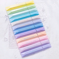 4pcs Shiny Dream Color Highlighter Pens Set Bling Glitter Oblique Soft Head Marker Liner for Drawing Painting A7617