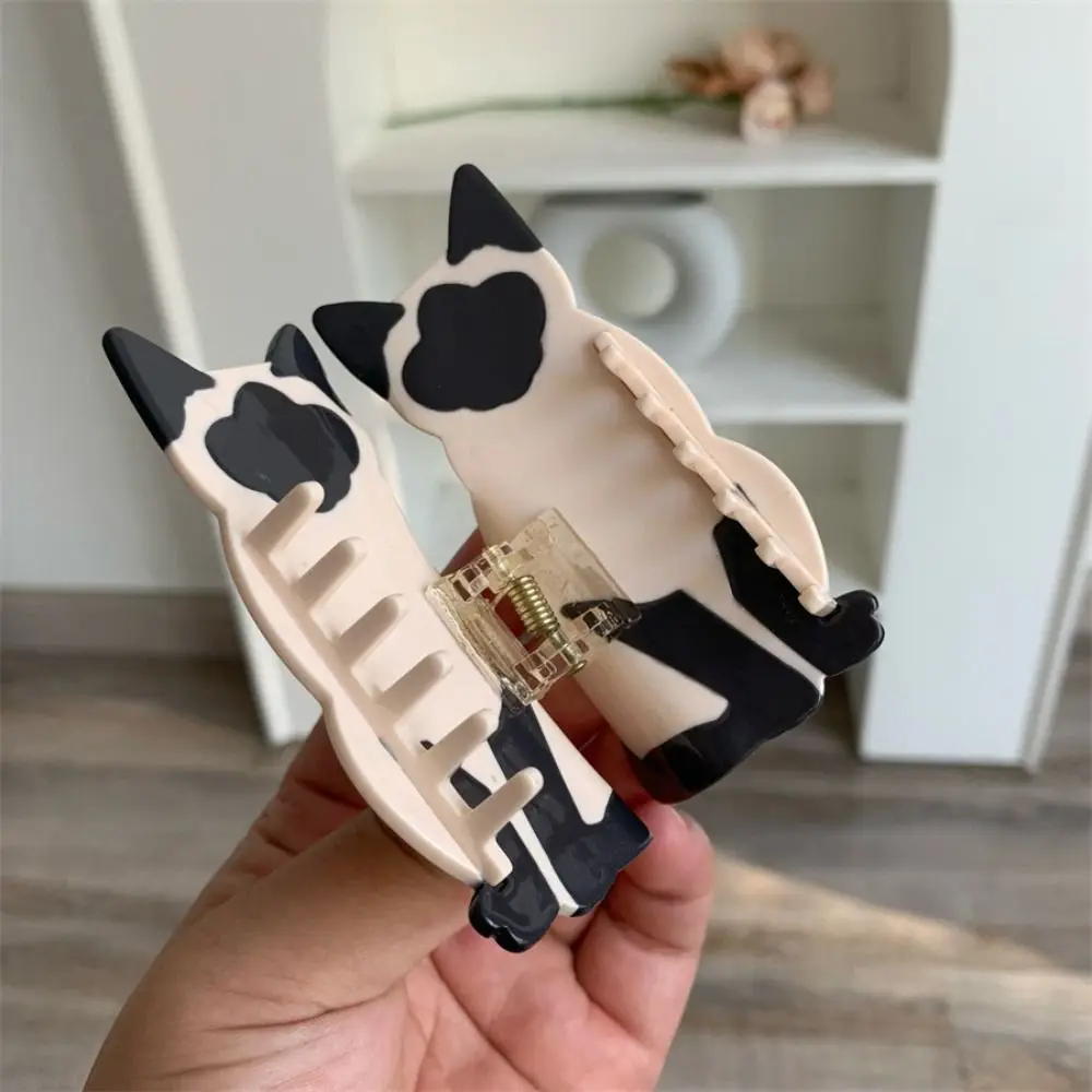 Acetic Acid Acetate Cat Hair Claw Cartoon Korean Style Kitten Claw Clip Hair Accessories Headdress Animal Shark Clip Girls