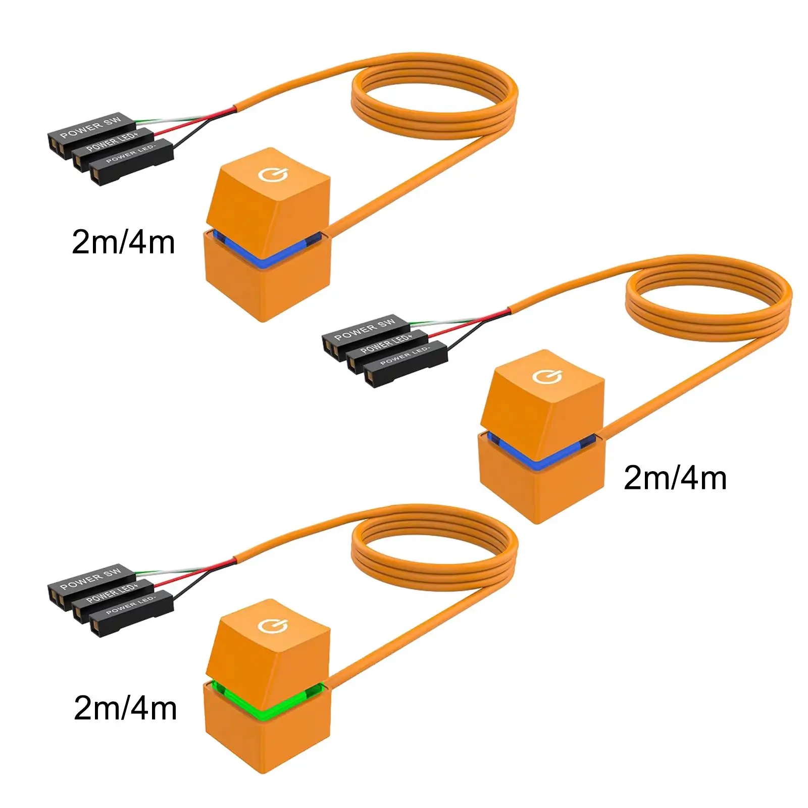 Desktop PC Power on Off Button Small for Internet Café Meeting Rooms Hotel