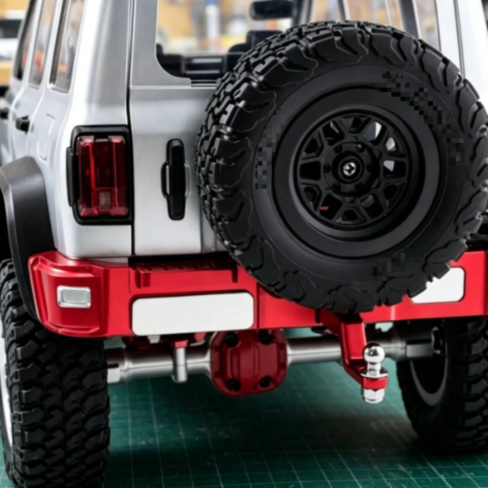 Aluminum Rear Bumper Anodized RC Rear Bumper Model Car Accessory Sturdy Upgrade Replacement Part