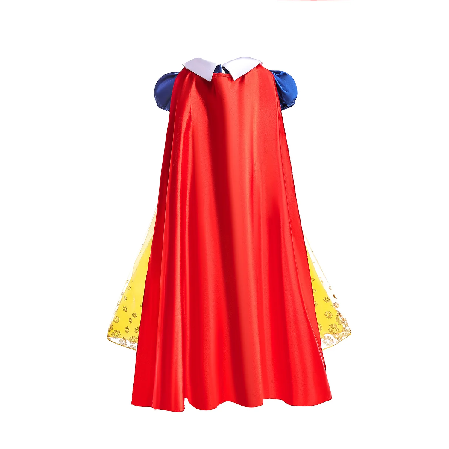 Snow White Costume for Girls Fancy Dress Kids Carnival Halloween Christmas Party Princess Children Birthday With Cloak Clothes