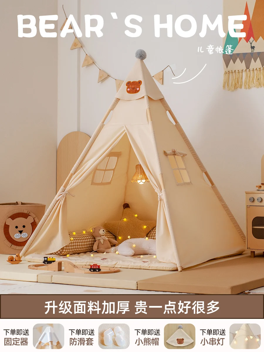 Inns – tente d'intérieur pour enfants, petite maison de princesse indienne, jouets pour garçons et filles, maison de jeux pour bébés