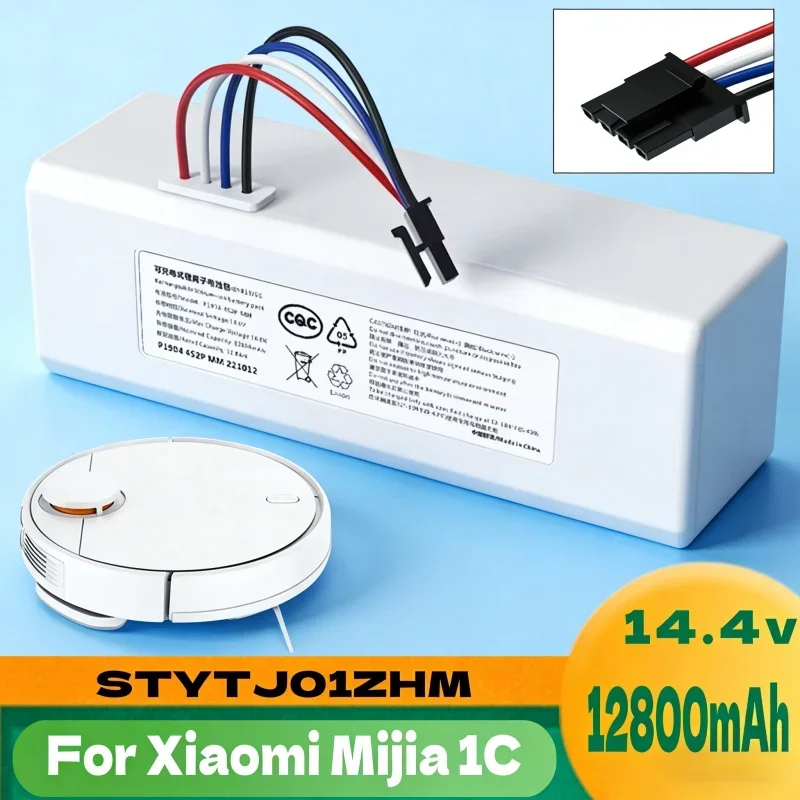 

100%Original NEW 14.4V2600mah P1904-4S1P-MM Battery For Xiaomi Mijia 1C STYTJ01ZHM Robot Vacuum Mop Cleaner Accessories Parts1