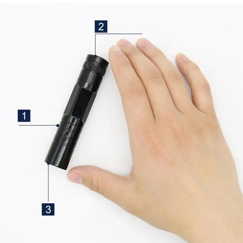Small Handheld Flashlights Waterproof Bright Outdoor LED Torch Multi-Functional Pocket Flashlights For Night Walks Night Fishing
