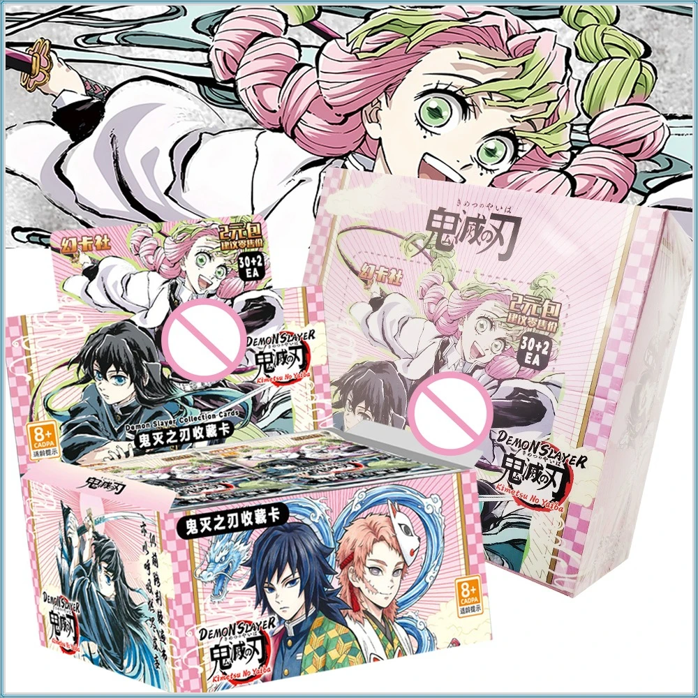

Demon Slayer Fun Cards Anime Hot Charm Roles Tomioka Giyuu Kanroji Mitsuri Q-version Cute Cartoon Collection Cards Birthday Gift