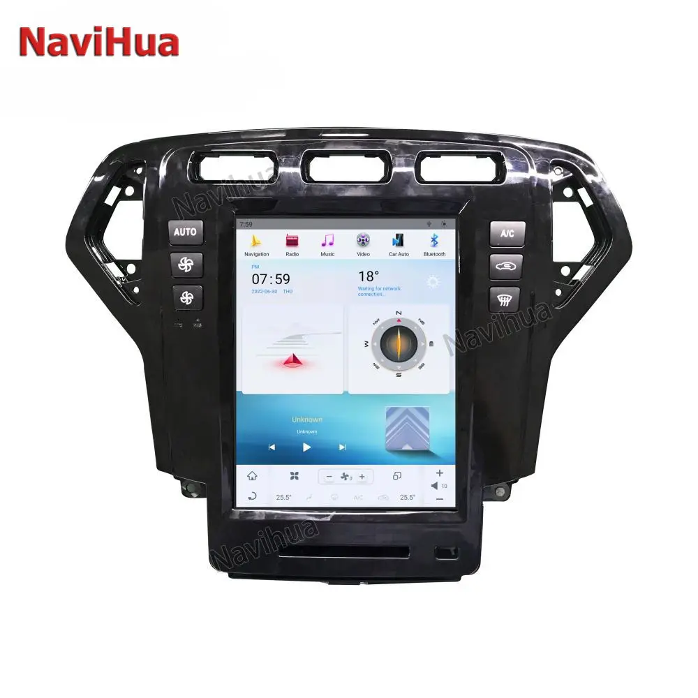 

Для Tesla Style Ford Mondeo 2011-2013 Android 10,4 ''вертикальный экран автомобильный DVD GPS навигатор мультимедийный плеер авторадио